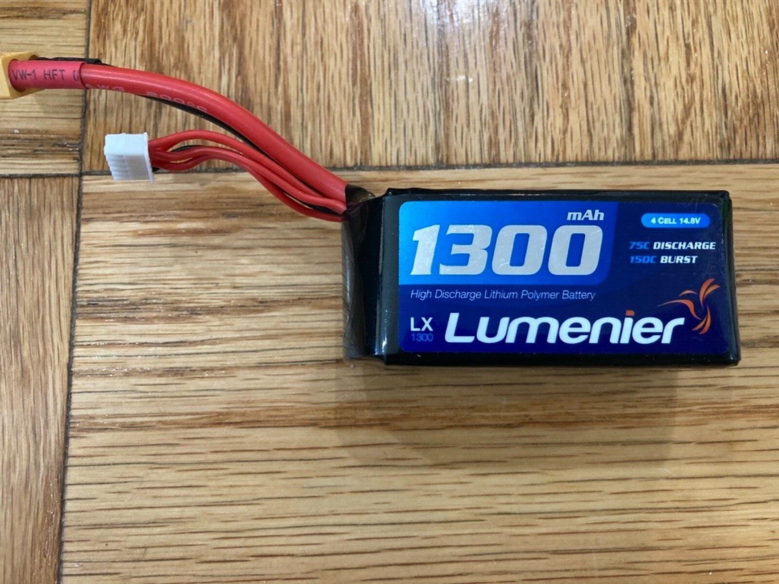 Lumenier 1300mAh 4s 75c LiPo Battery