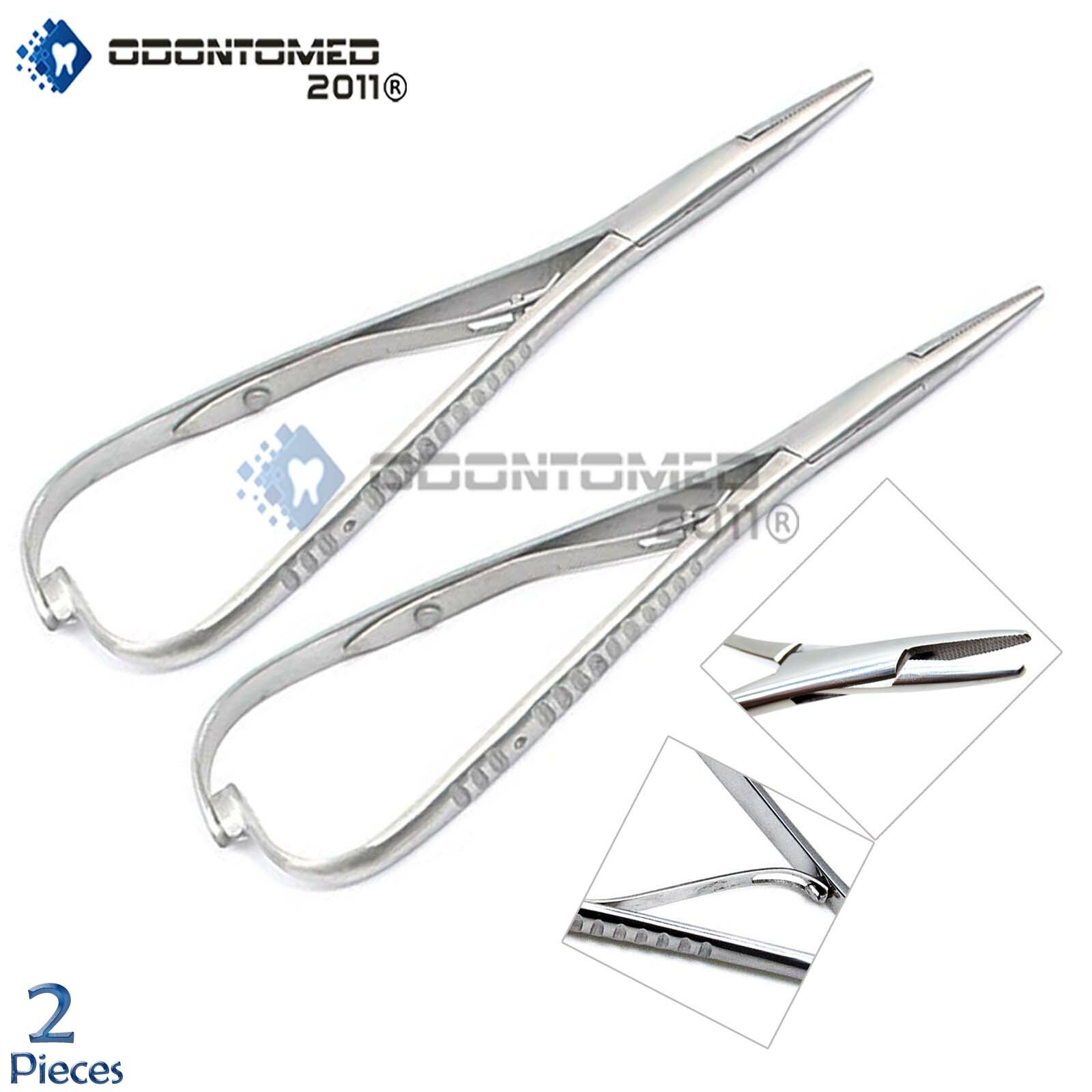 2 Mathieu Ligature Elastic Placing Plier 5.5" Orthodontic Instruments