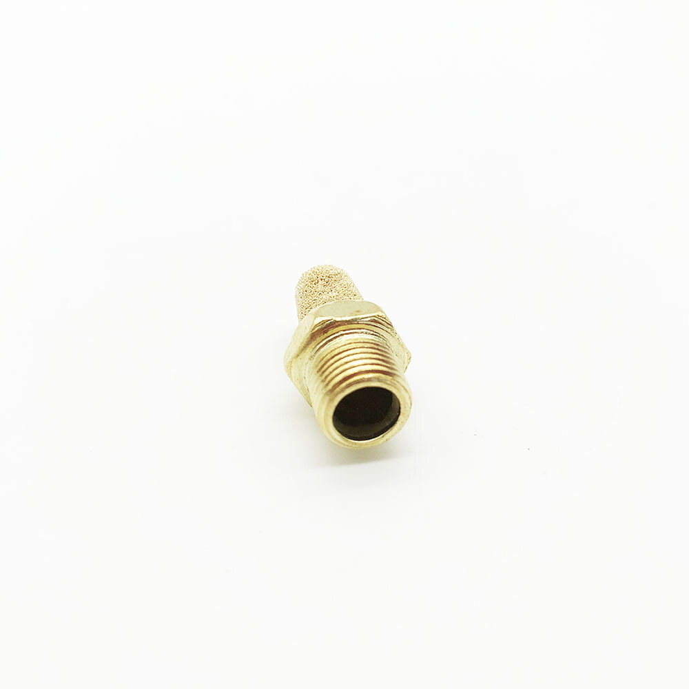 Brass Fitting Muffler Pneumatic Connectors For MAC Boost Control Solenoid Valve