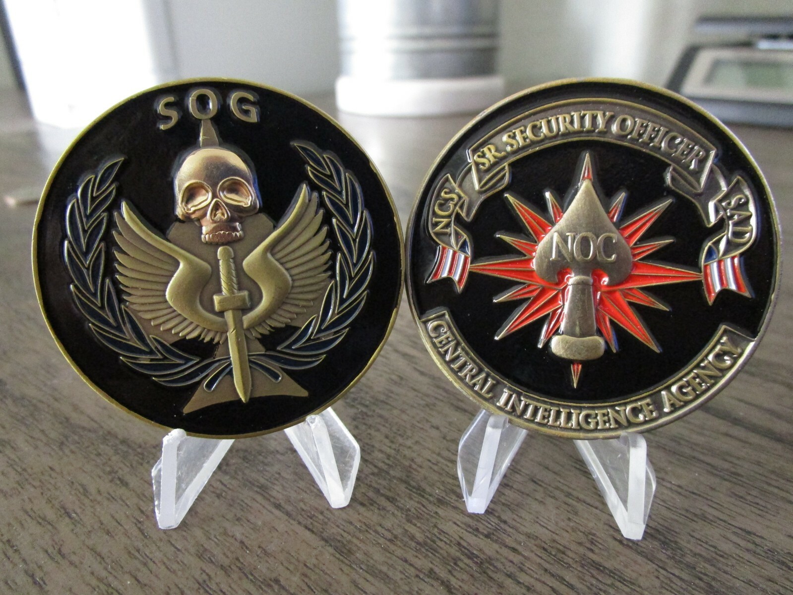 CIA Special Operations Group Non Official Cover SOG NOC Officer Challenge Coin