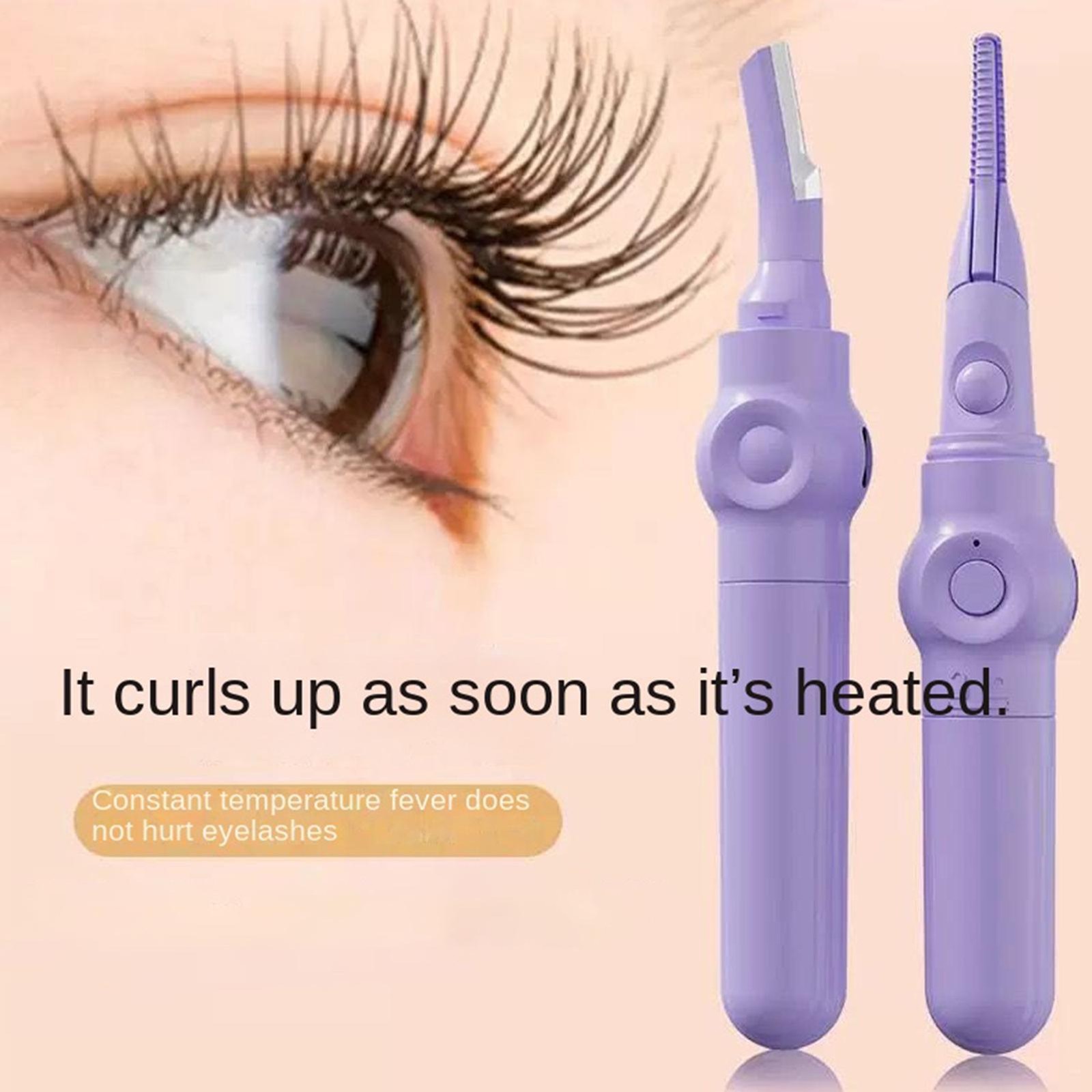 Electric Heated Eyelash Curler Quick Heating 3Temp Modes LED Display Lash Curler