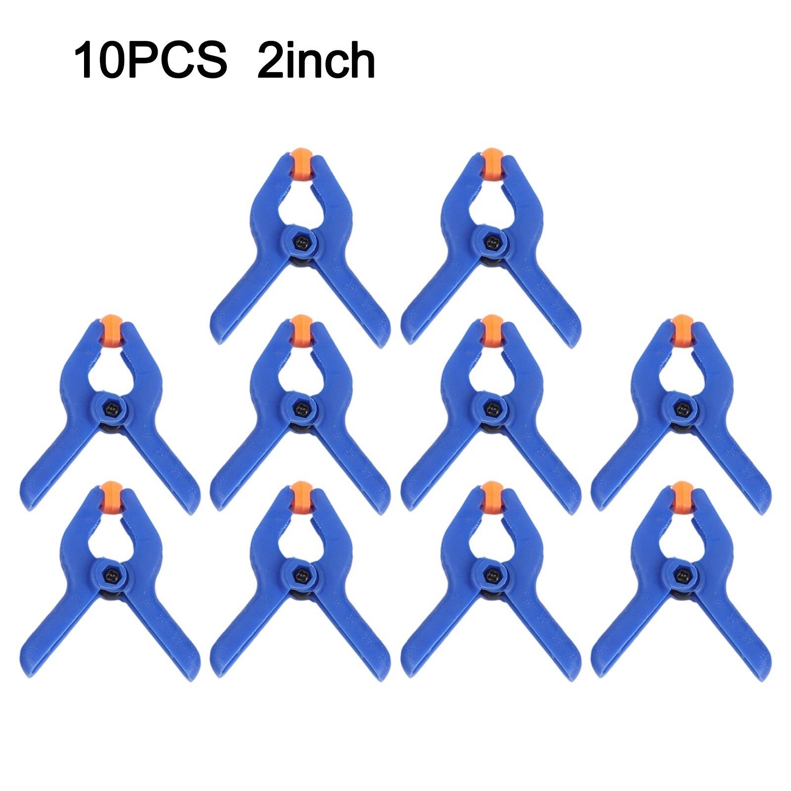 10pcs 2 Spring Clamps Quick Grips DIY Woodworking Tools Crafts Jaw Opening