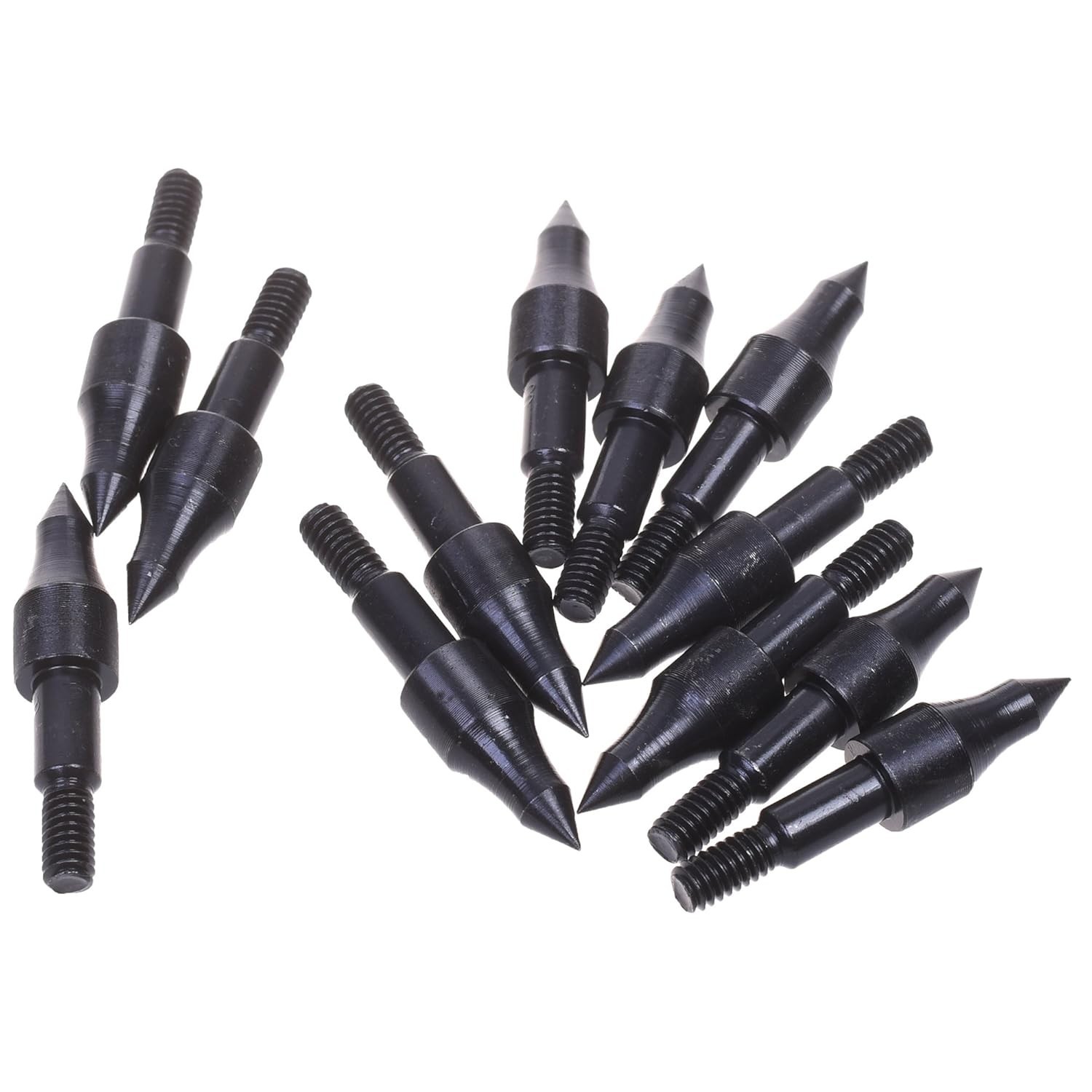 Cosmos 12pcs 100 Grain Field Points Target Practice Crossbow Arrow Archery Tips