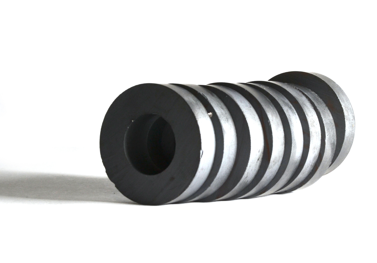 Eisco Labs Magnet Ceramic Ring 1.375" OD 0.75" ID (Pack of 8)