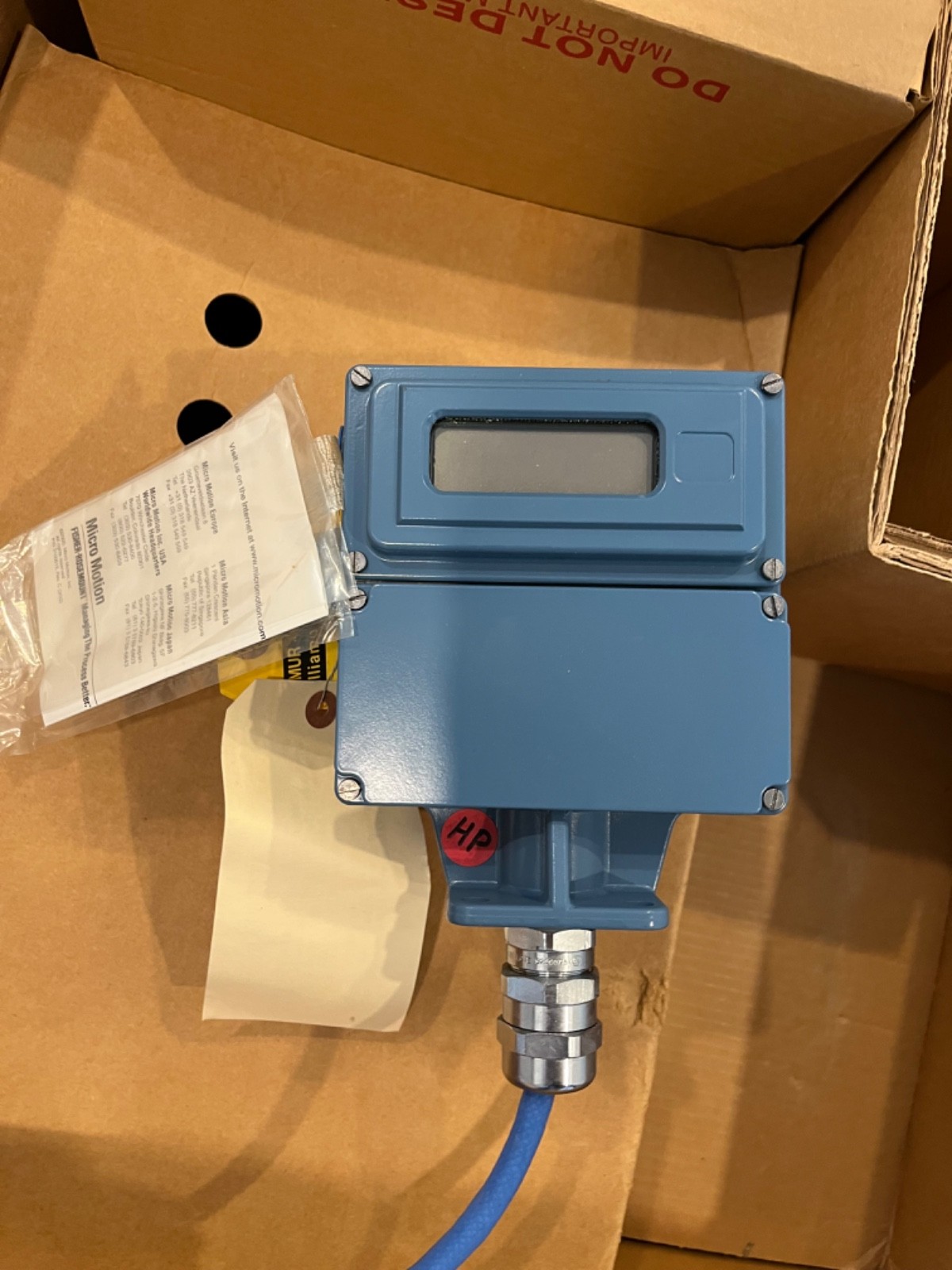 Micro Motion Remote Flow Transmitter IFT9701R6D3C