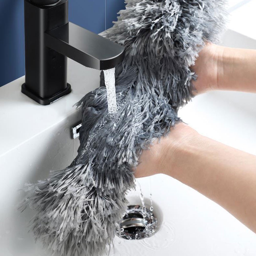 Extendable handle Feather Duster 250cm Long Telescopic Static Duster Brush CW