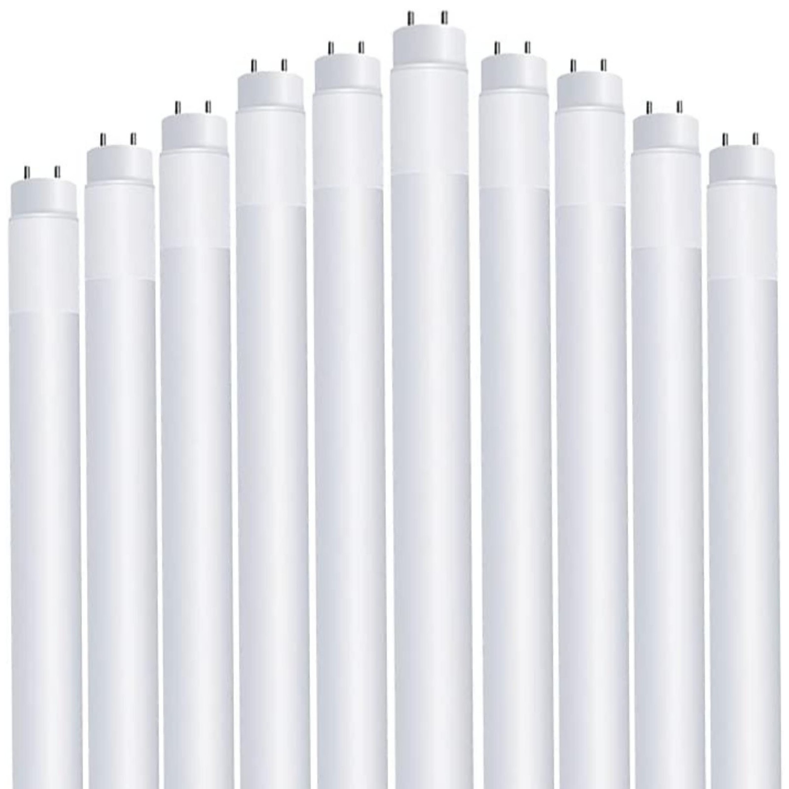 LED Tubes 4ft T848/840 LEDG2/2 5 Cool White 10 Pack Electric Feit Bulbs Watt