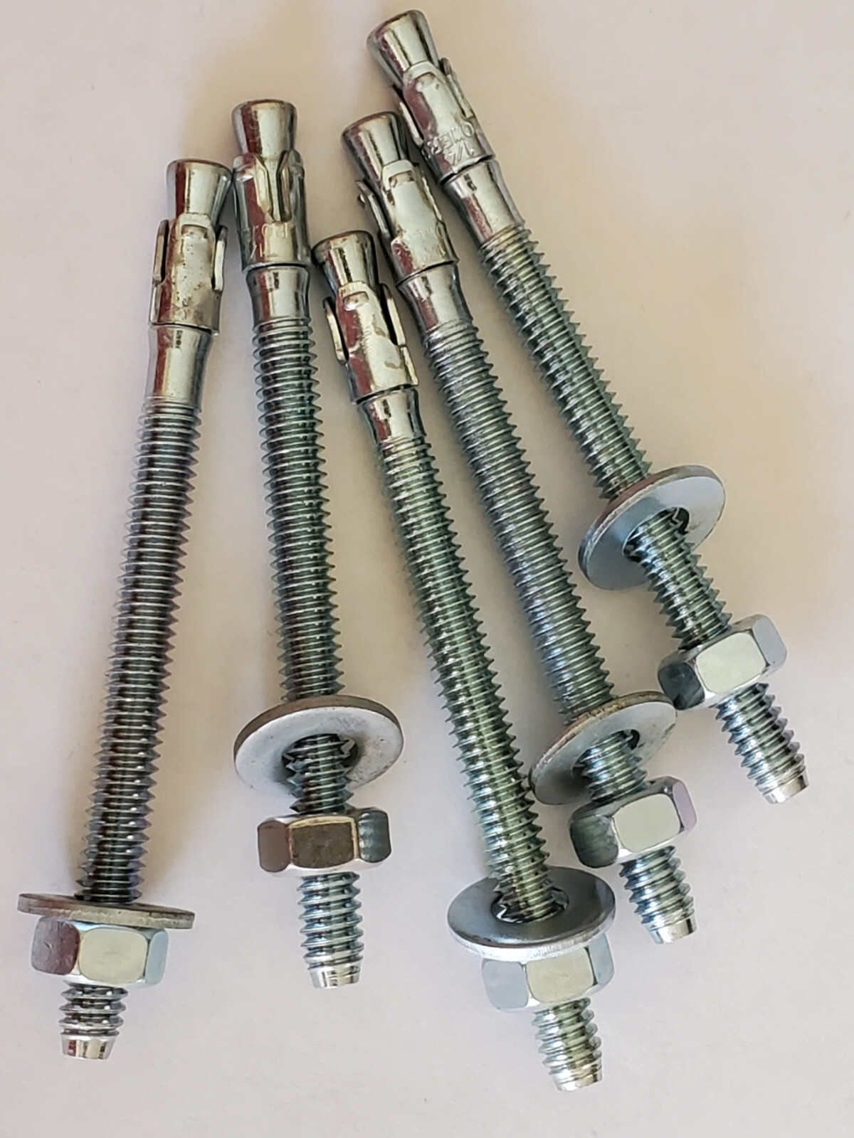 10pcs Dottie W14314  1/4 X 3-1/4" Wedge Anchors Full Thread