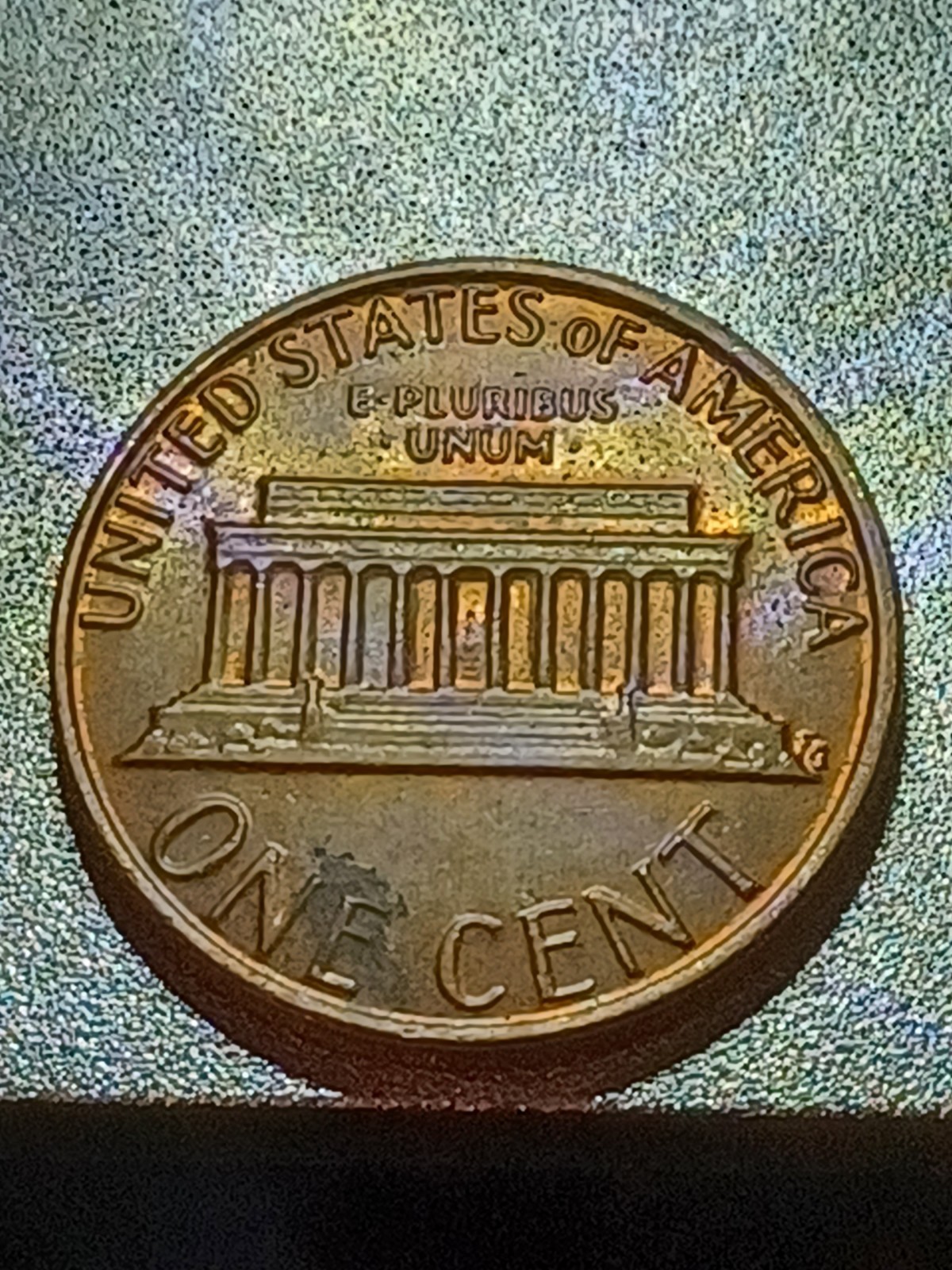 1982D PENNY ERRORS 3.1 GRAMS BIG BOLD LETTERS FRONT AND REVERSE