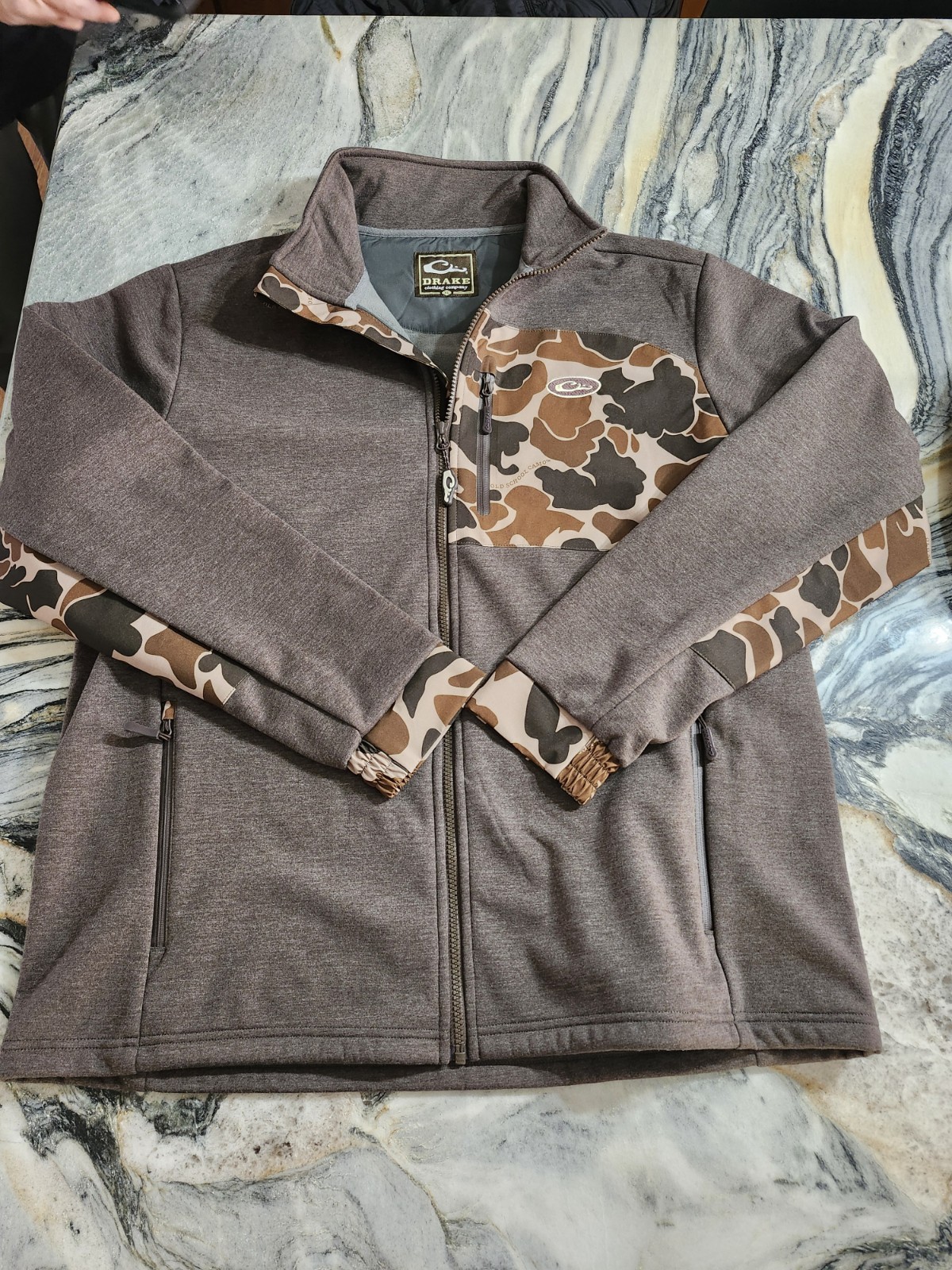Drake Mens XL Full Zip Soft Shell Fleece Lined Jacket