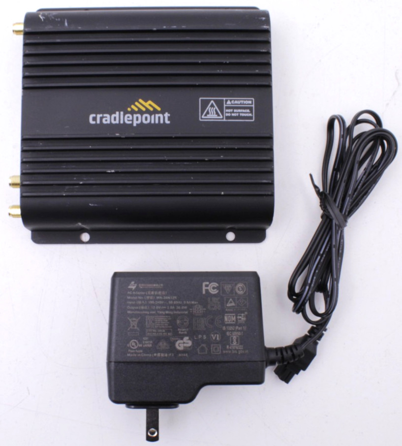 Cradlepoint LTE Ruggedized Router IBR650C-150M-D S5A907A w/ AC