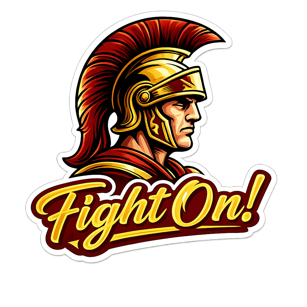 USC Sports "Fight On" Sticker
