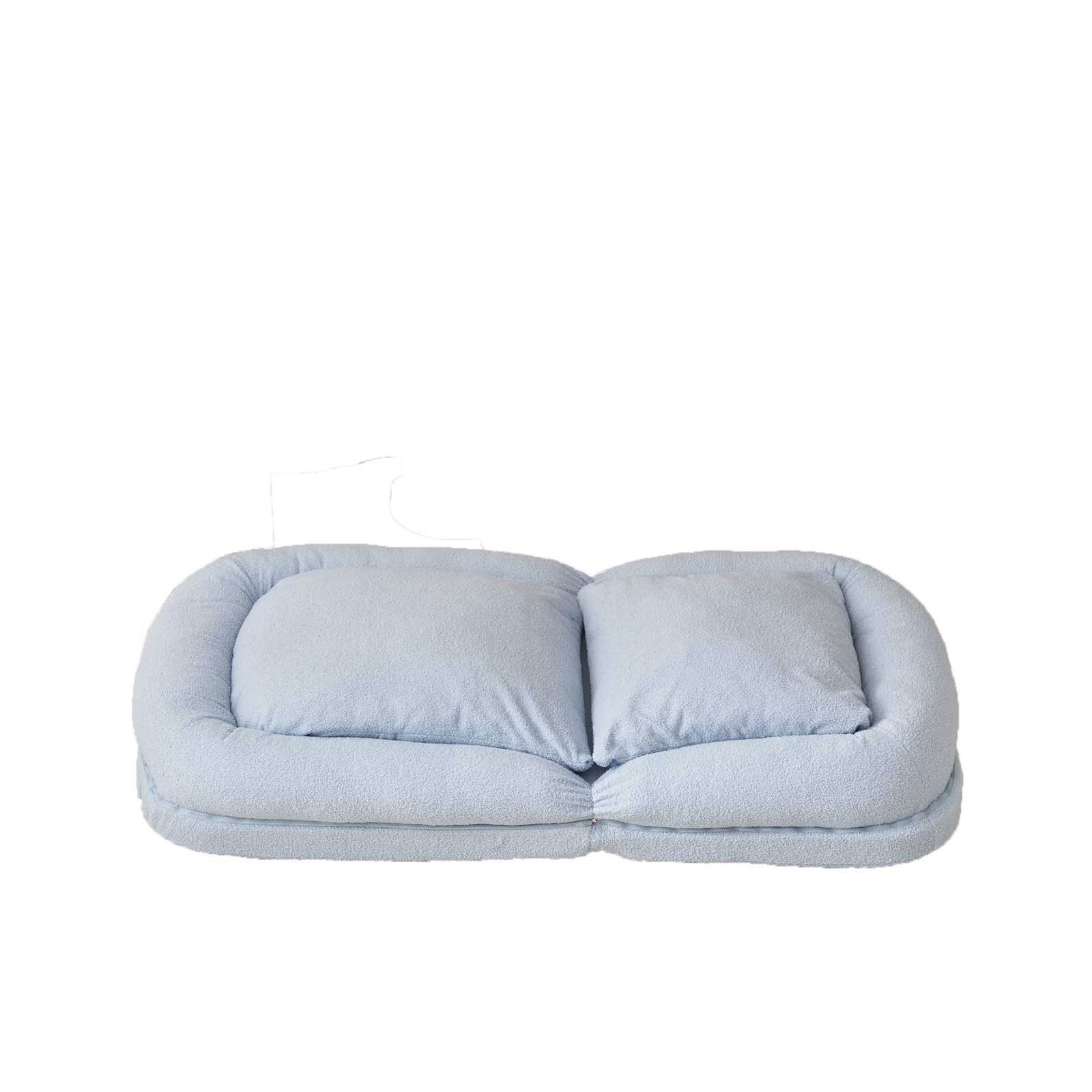 Triple Fold Down Sofa Bed,Blue