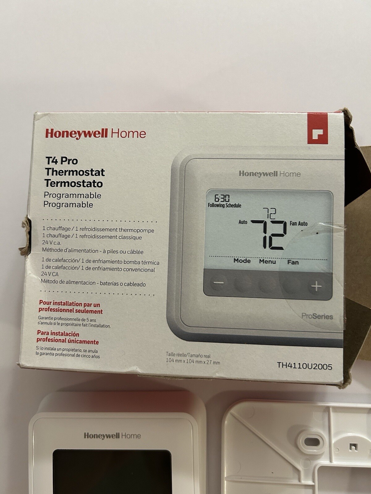 Honeywell Home TP4 Thermostat