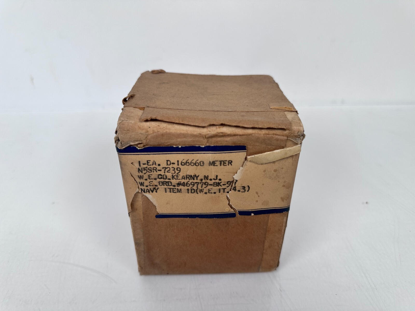 WESTERN ELECTRIC 1-EA. D-166660 METER, N5SR-7239, NAVY ITEM ID (W.E.IT. 4.3)