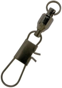 Eagle Claw Ball Bearing BB Swivel-Interlock Snap Black