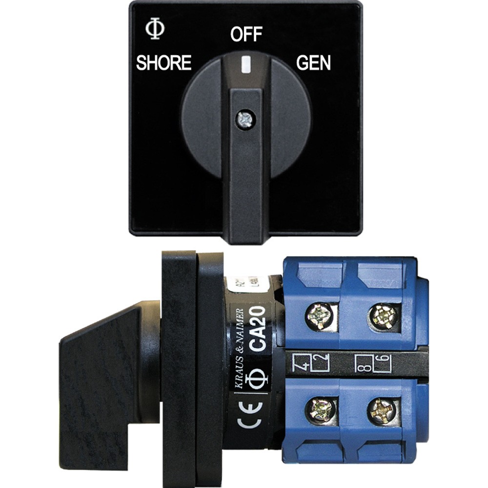 Blue Sea Systems 9009-Bss Rotary Switch 120Vac 30 Amp Off 2 Position