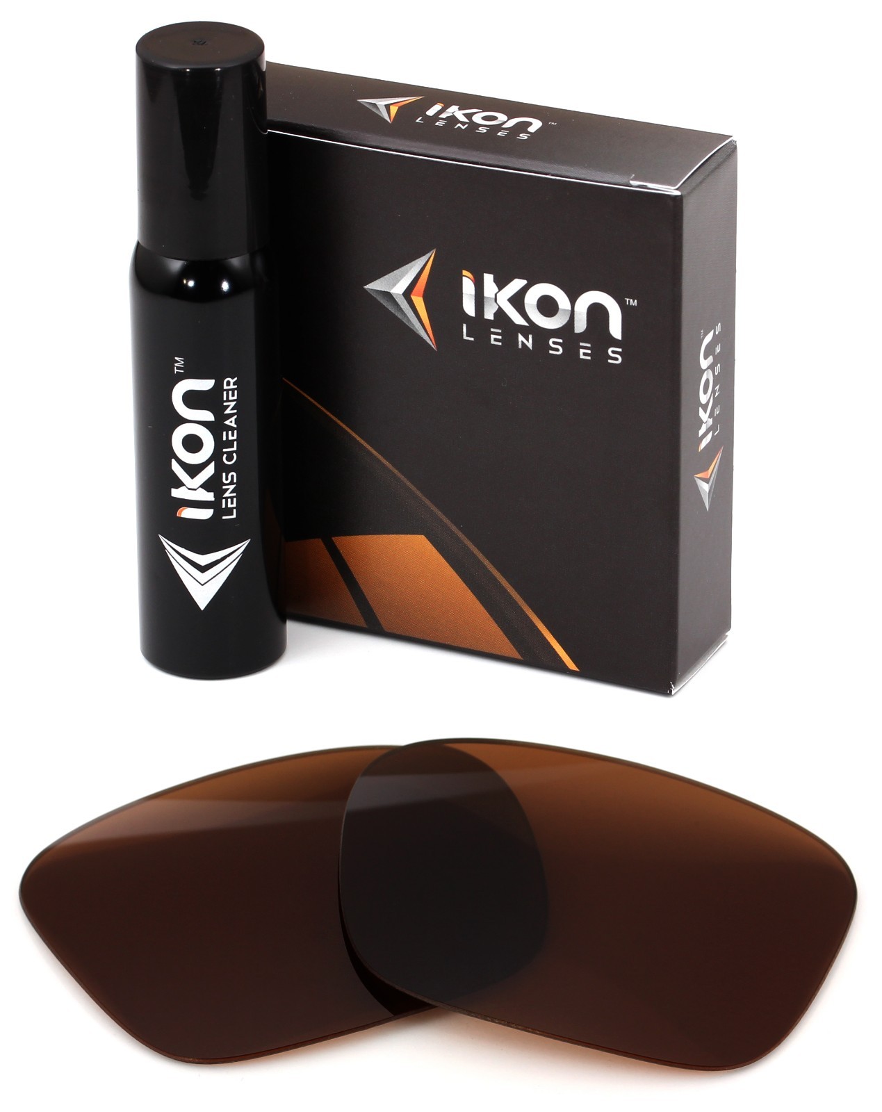 Polarized IKON Replacement Lenses For Electric Knoxville Sunglasses Bronze