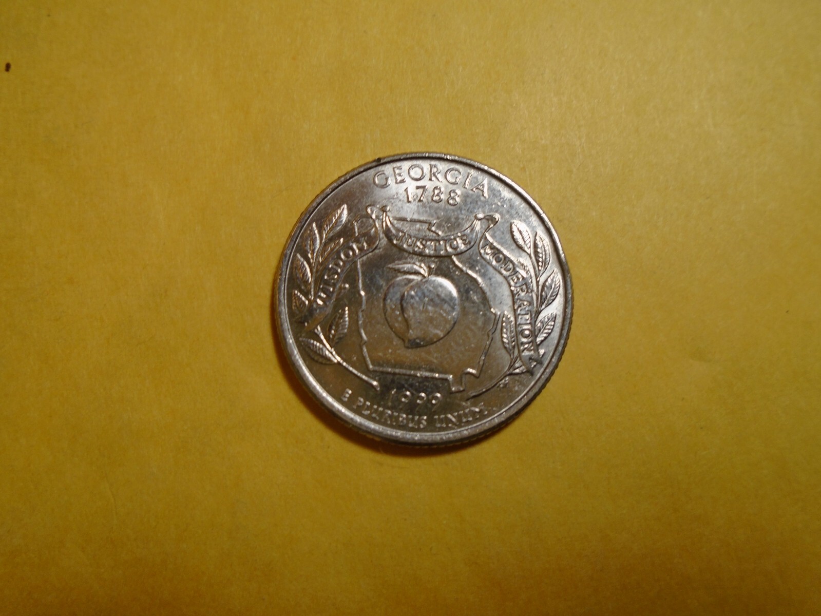 WASHINGTON QUARTERS, COINS, CLAD, STATE QUARTERS  ( 1999-D GEORGIA ) FREE SHIP