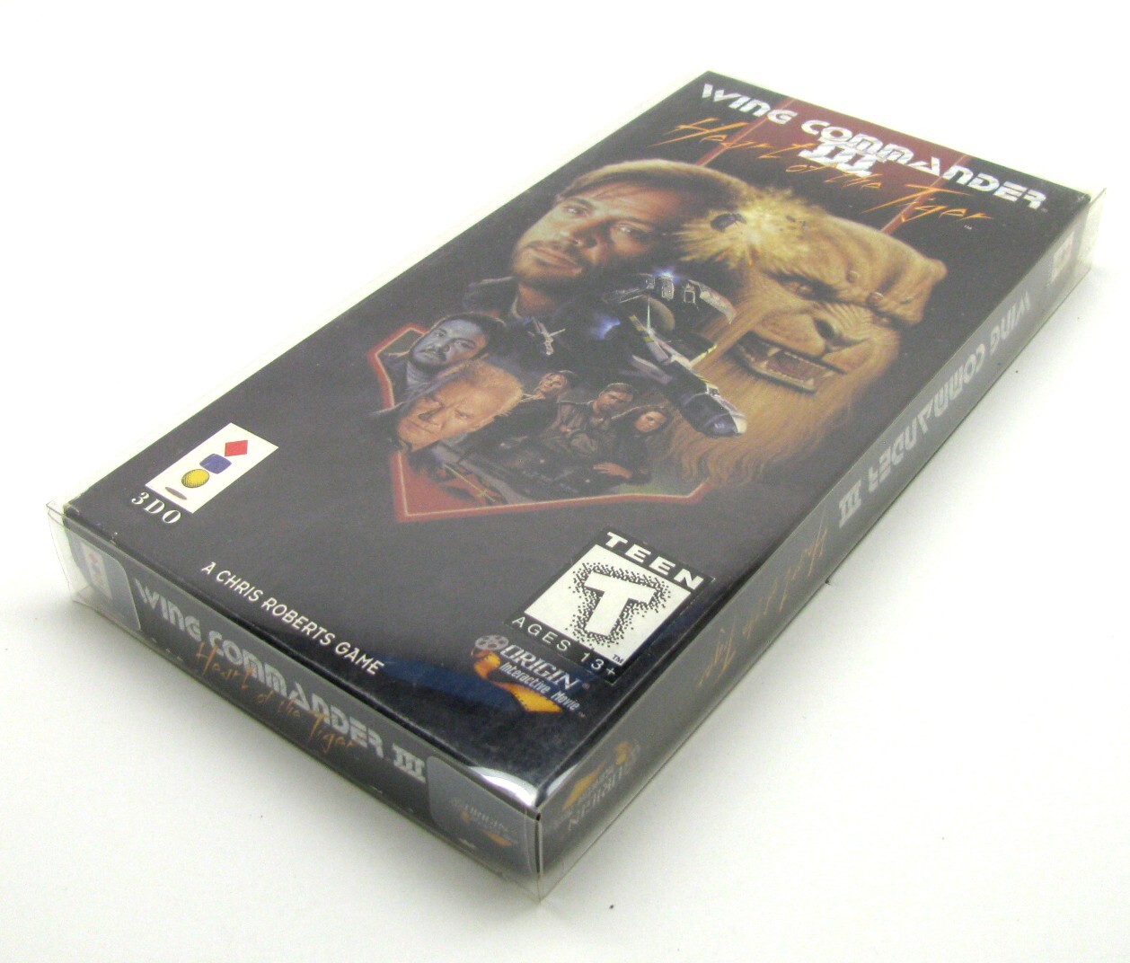 5x PANASONIC 3DO CIB CARDBOARD GAME BOX (SIZE B) -CLEAR PROTECTIVE BOX PROTECTOR