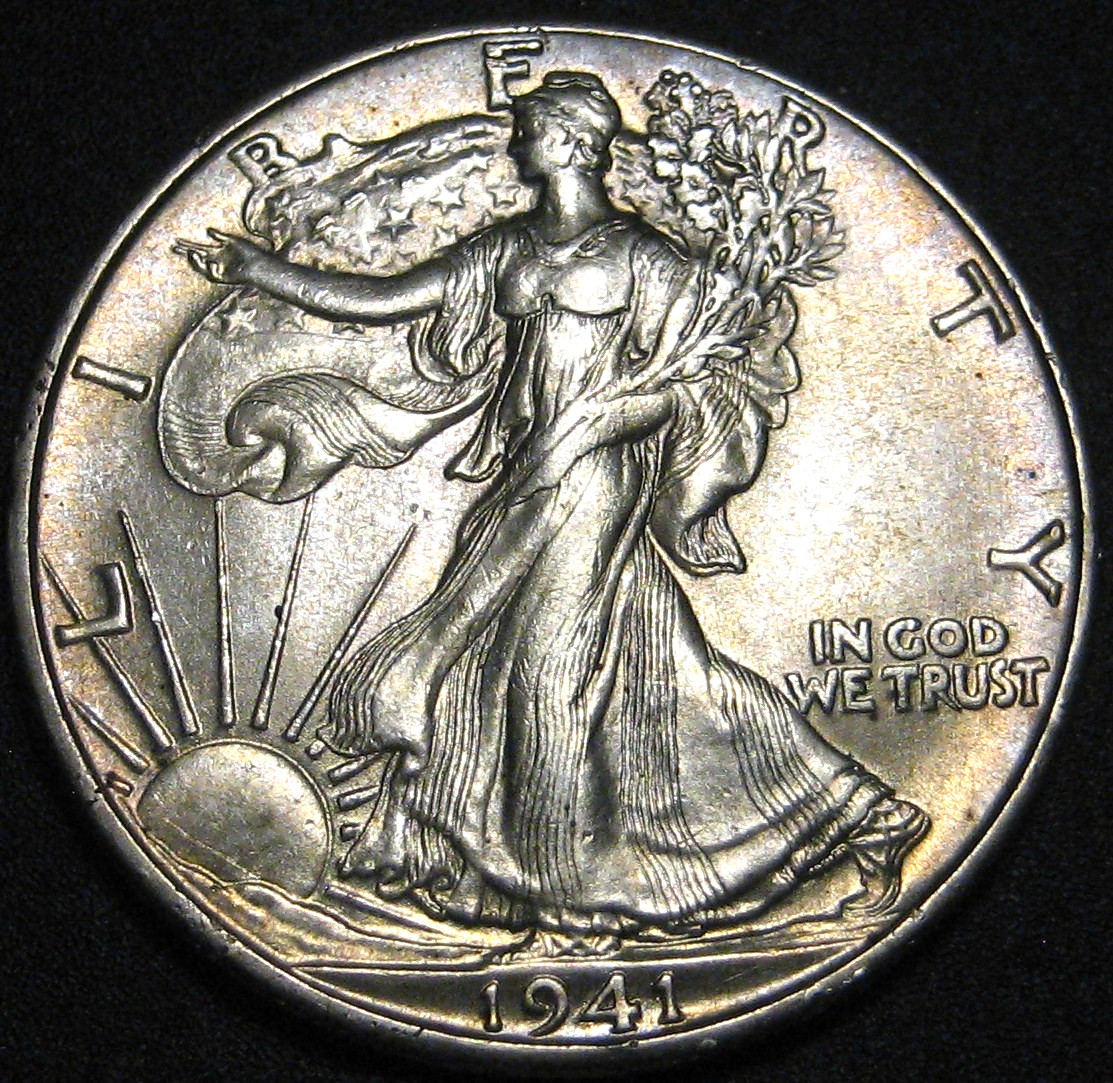 1941 UNC Walking Liberty SILVER Half Dollar UNCIRCULATED   (p)