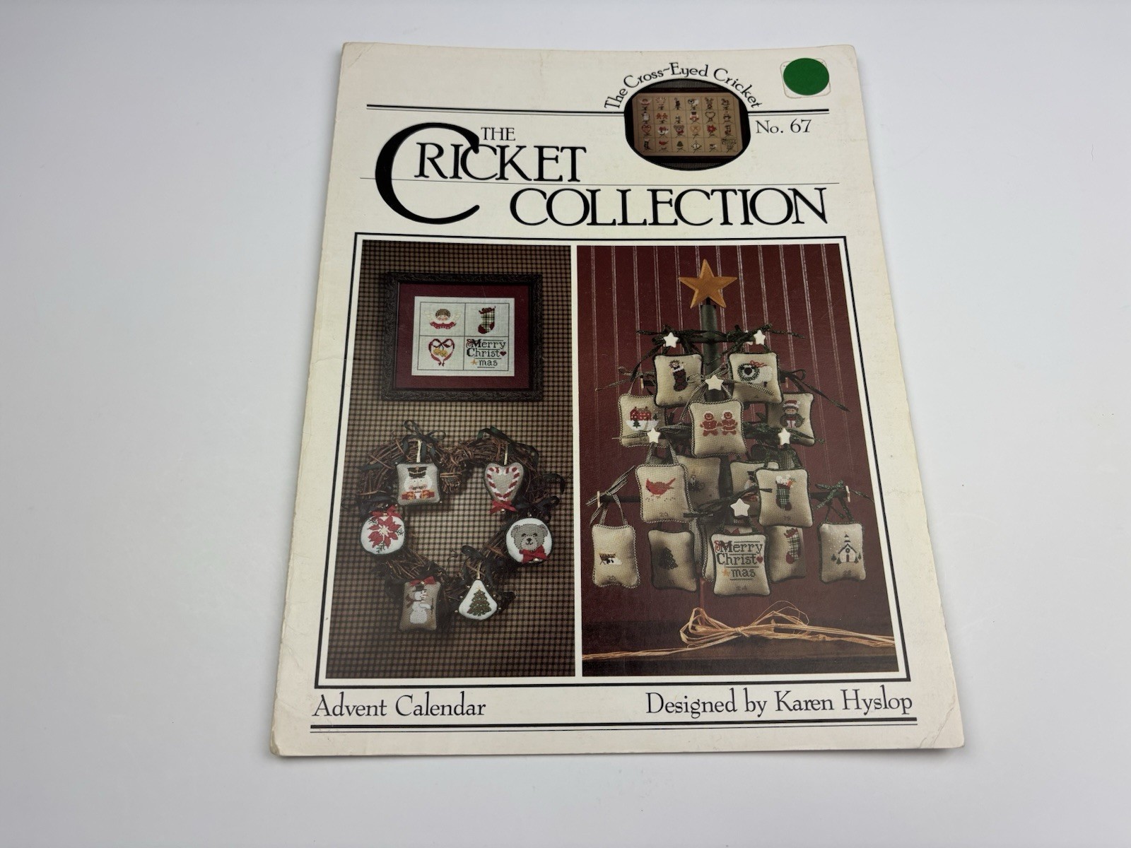 The Cricket Collection Advent Calendar Counted Cross Stitch Pattern No 67 2R