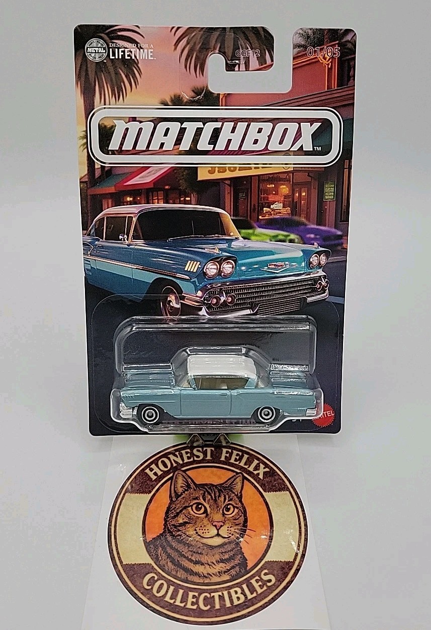 Matchbox 1958 Chevrolet Impala Local Cruisers #1  Blue