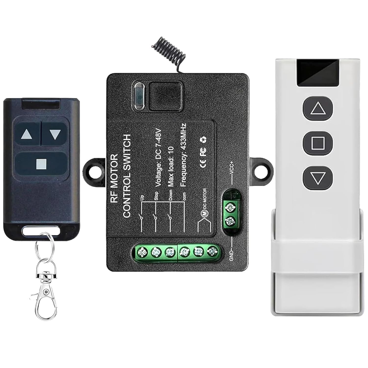Forward Reverse Remote Control Switch,DC7V-48V 10A Switch,Linear Actuator 12V...