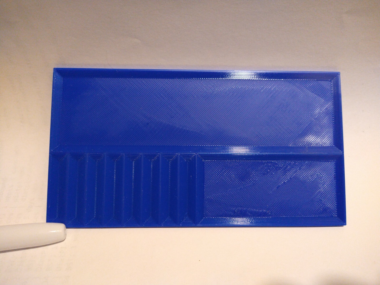 Thin Blue Line US shipping Lock Pinning Tray custom design - Locksport