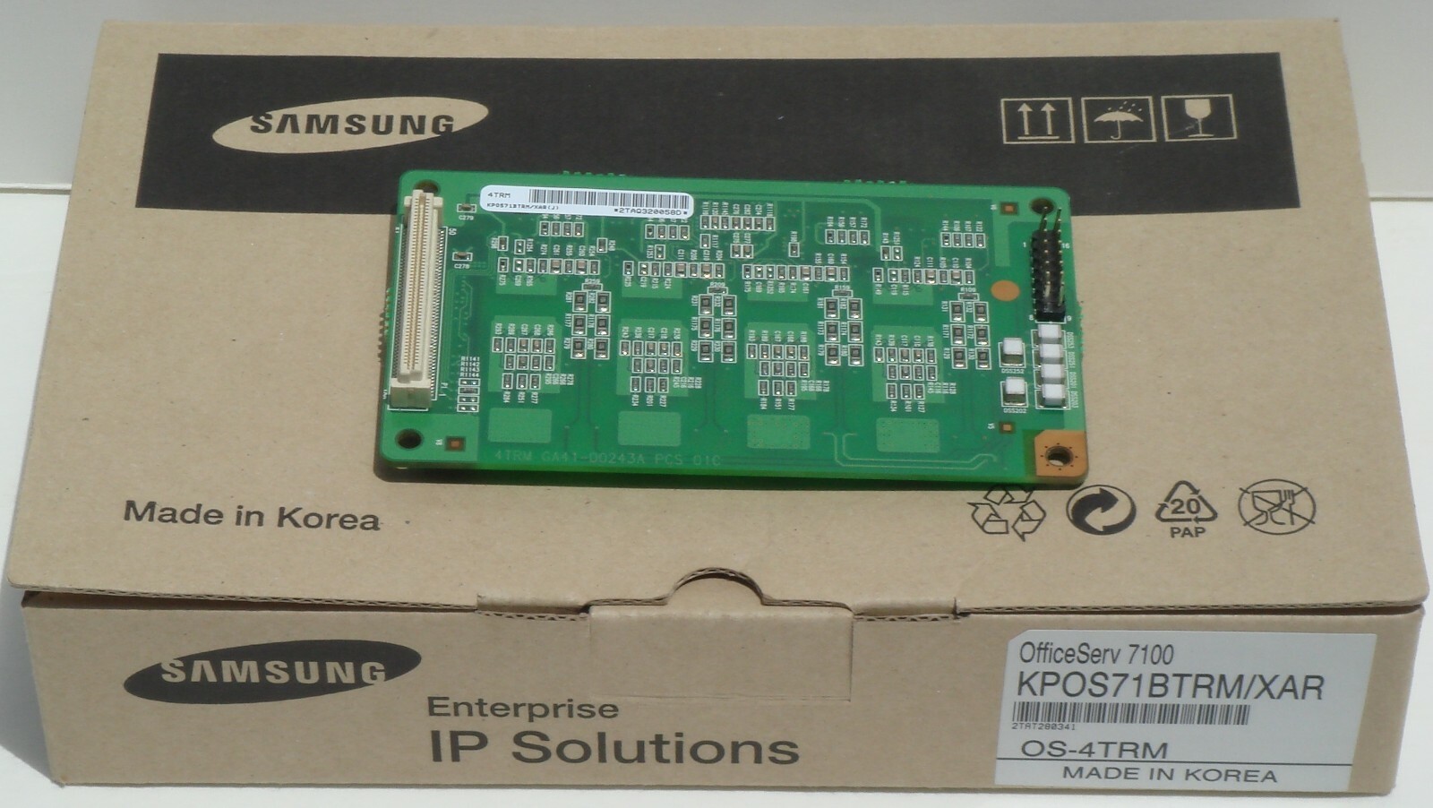 SAMSUNG OfficeServ 4TRM Loop Trunk Interface Module KPOS71BTRM/XAR GA92-03079A