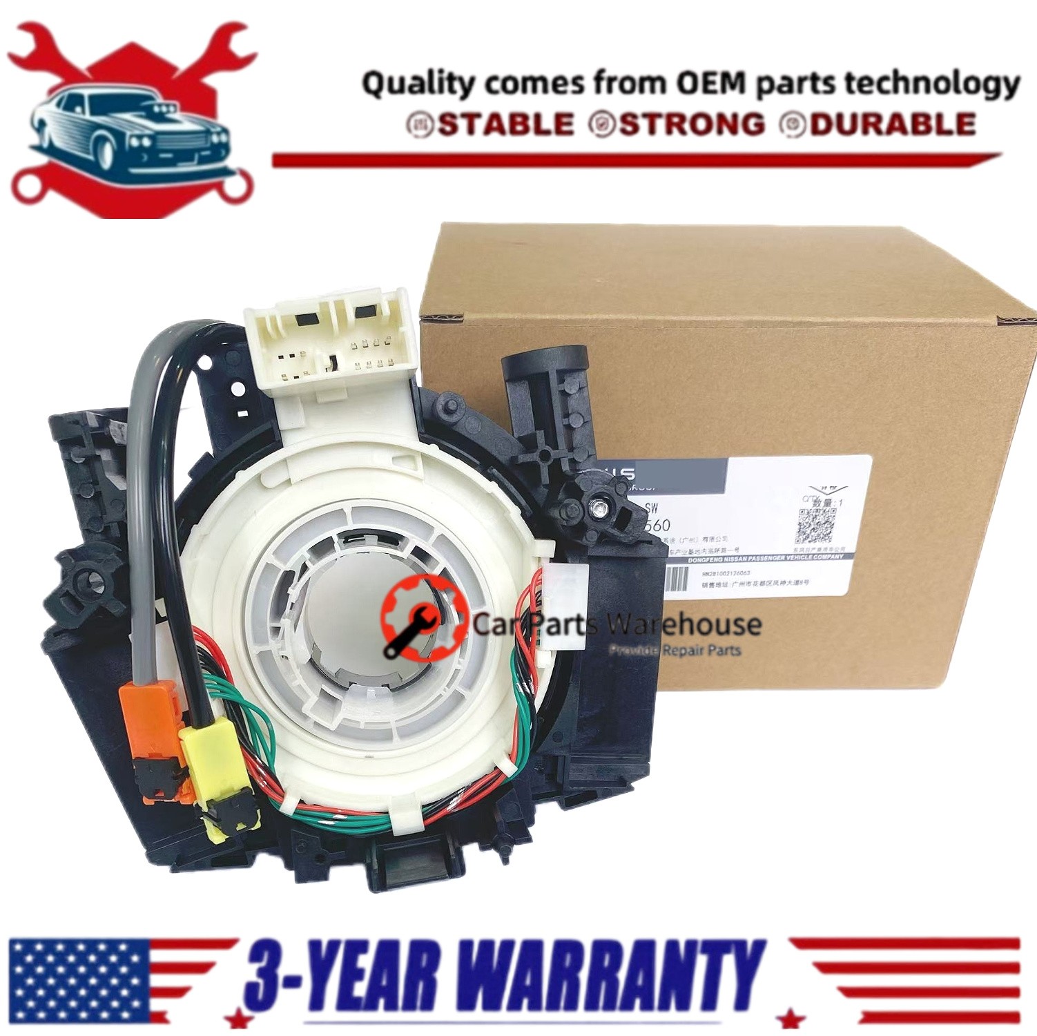 OEM High-Quality Clock Spring For Nissan Pathfinder Fit 2007-2012 255609CH2A NEW