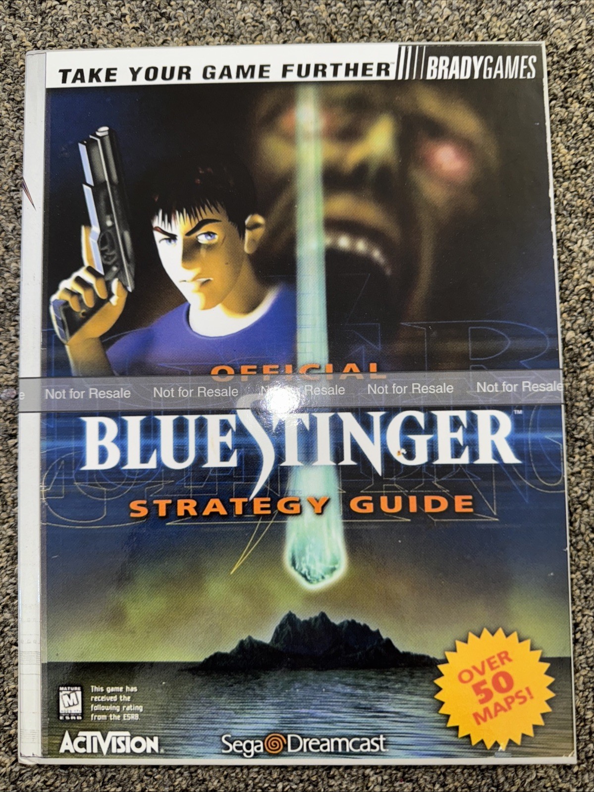 Blue Stinger: Custom Hardcover Strategy Guide Sega Dreamcast