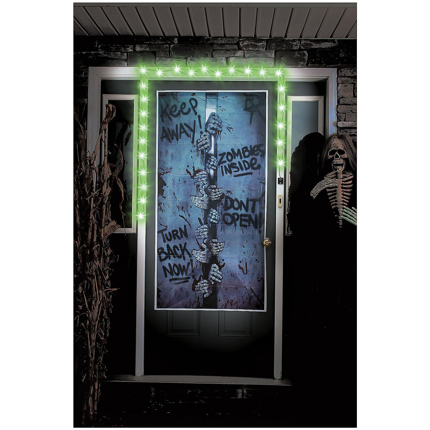 Zombie/Creepy Greeter Door Cover - Fun World
