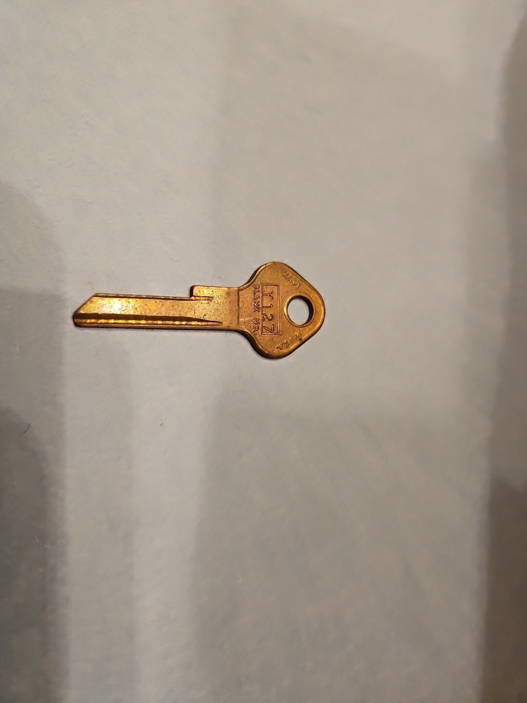 NORS CURTIS Y127 Brass Blank Key (1)