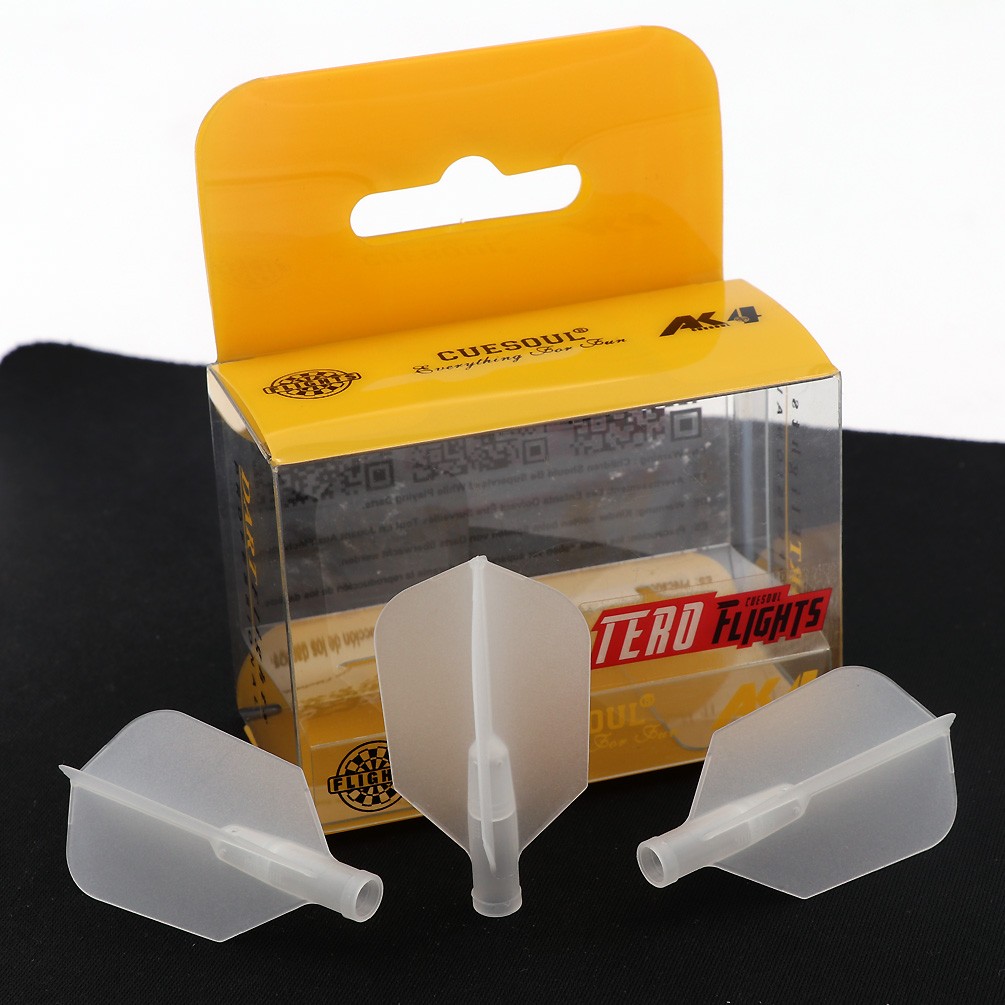 CUESOUL TERO AK4 Dart Flights Slim Shape,Set of 3 pcs-Ice