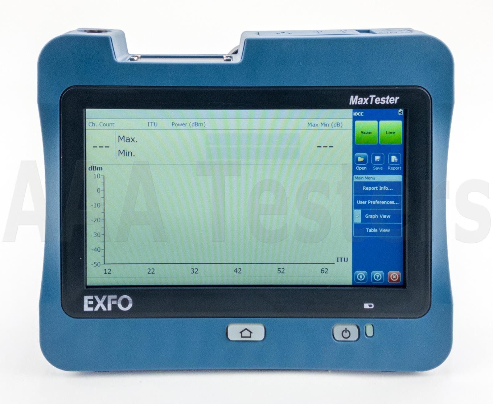 EXFO MAX-5205 MaxTester Simple DWDM Channel Checker FTBx-5205