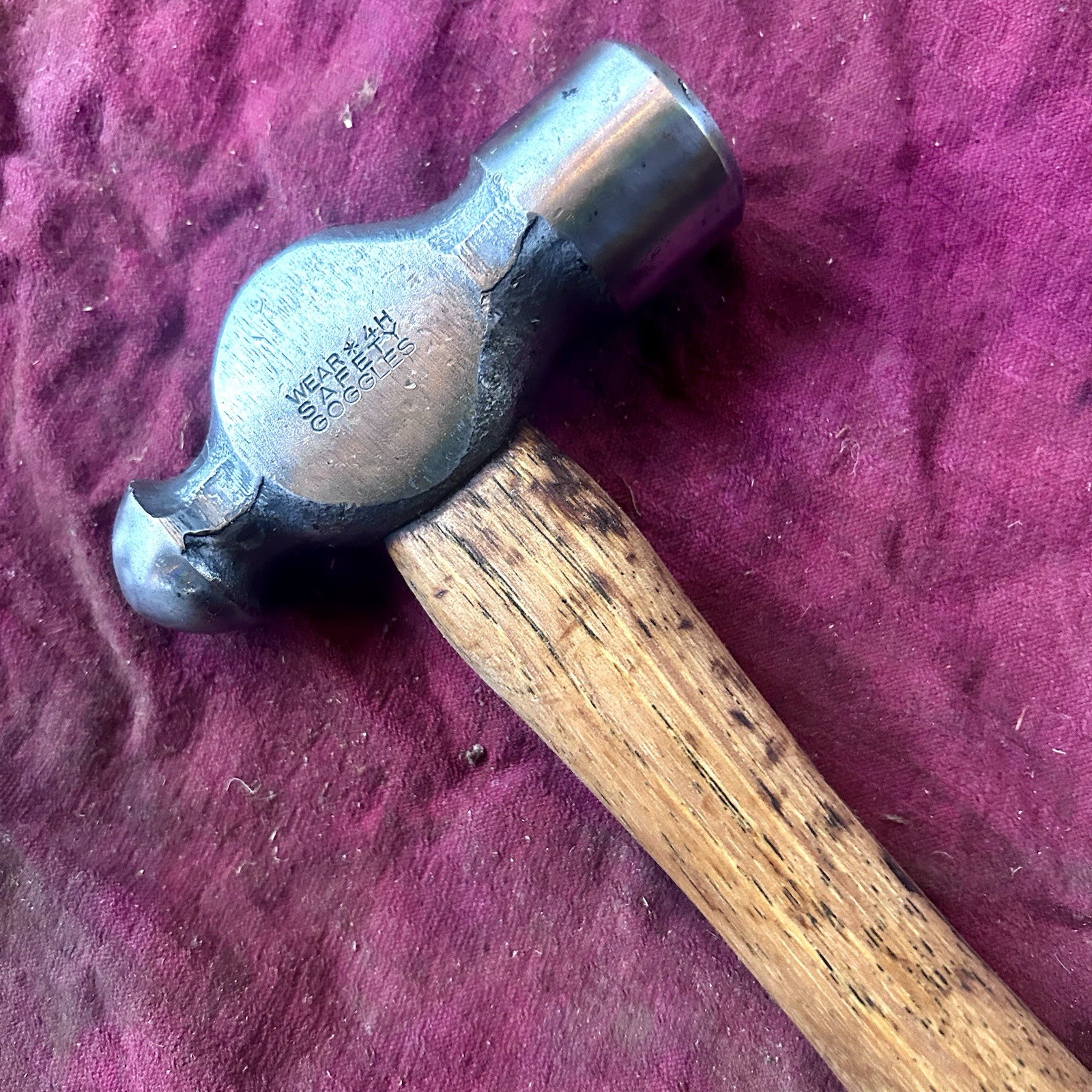 Vintage CRAFTSMAN 24 Oz. Ball Peen Hammer Xl,  U.S.A. #38466 🔨 Ready To Go