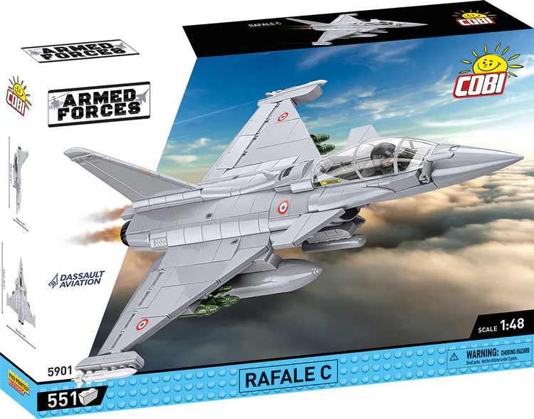 Cobi Blocks #5901 Dassault Rafale C Fighter Jet - Brand New!