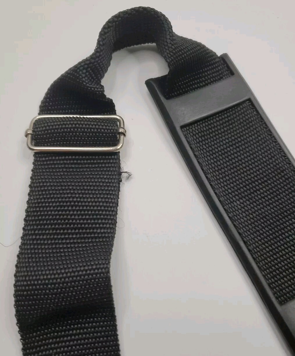 Strap Only 29" Adjustable Black Canvas 1.5" Wide
