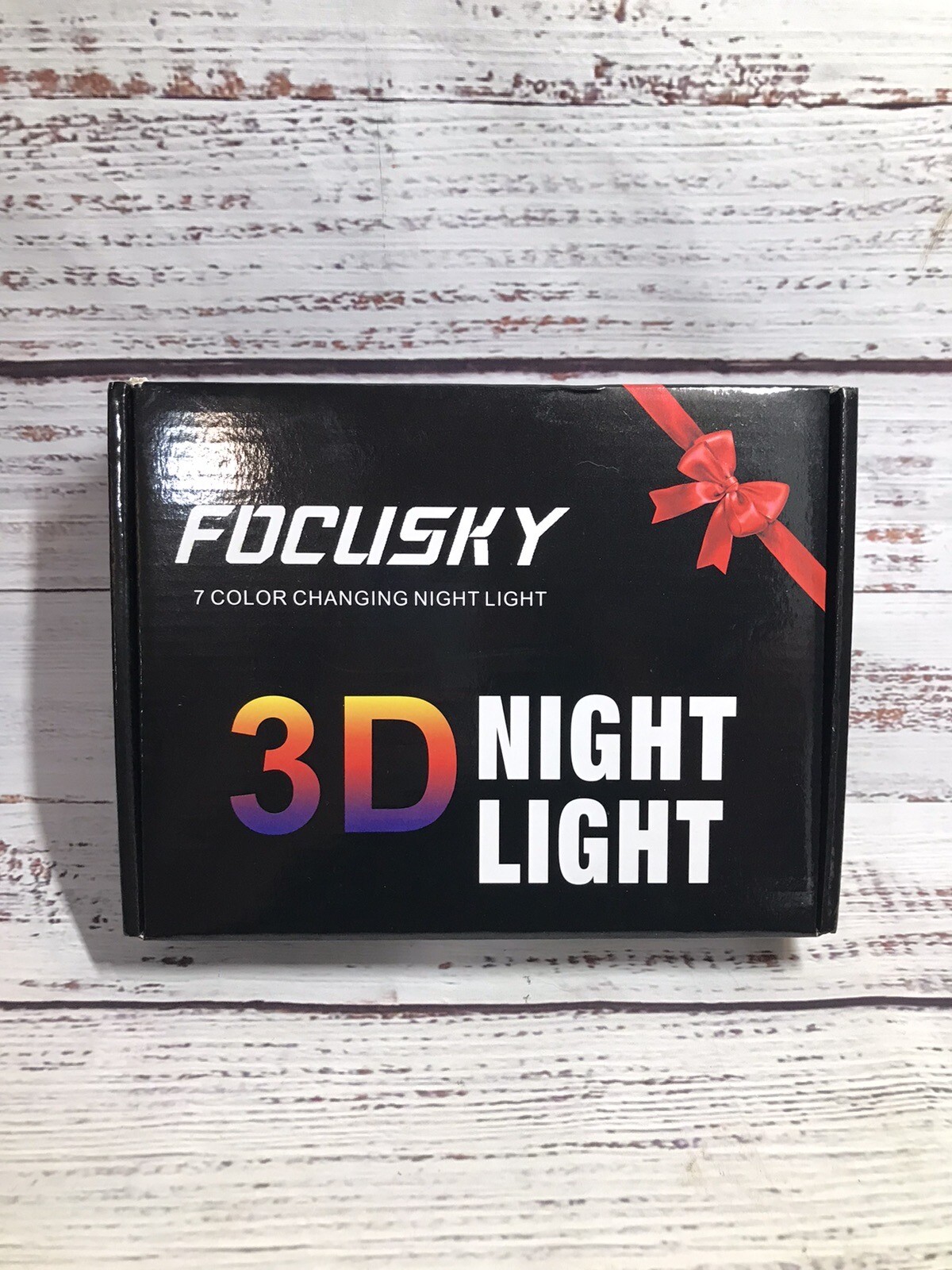 LED Unicorn Night Light 3D Light Lamp 7 Colors Changing Bedside Lamp Focusky