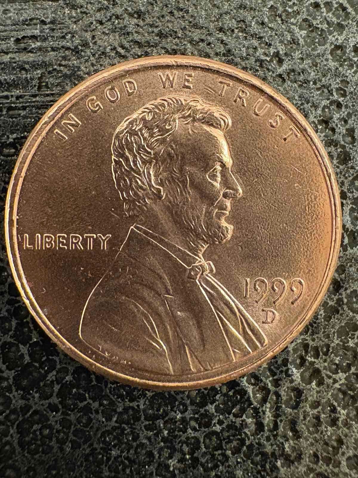 "Rare" 1999 D Lincoln Penny,