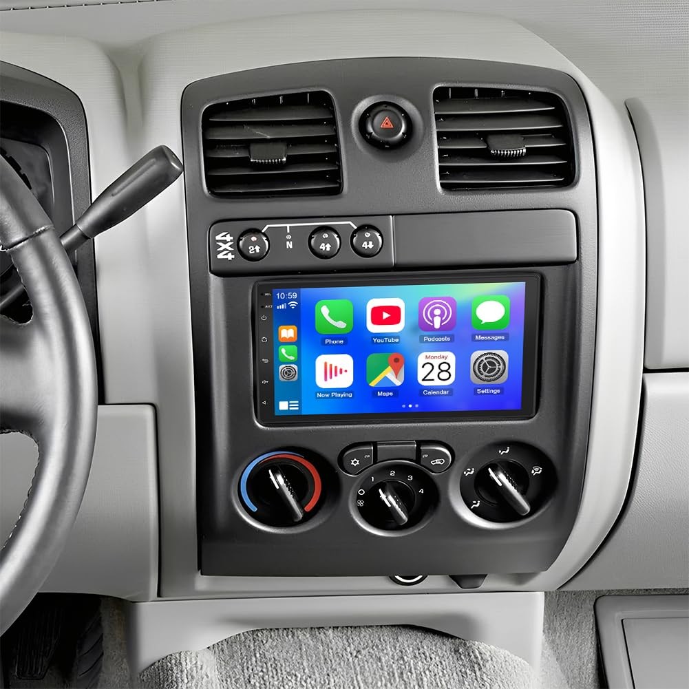 Android 13 7" Double Din Stereo for Colorado 2004-2012 with Carplay Android Auto