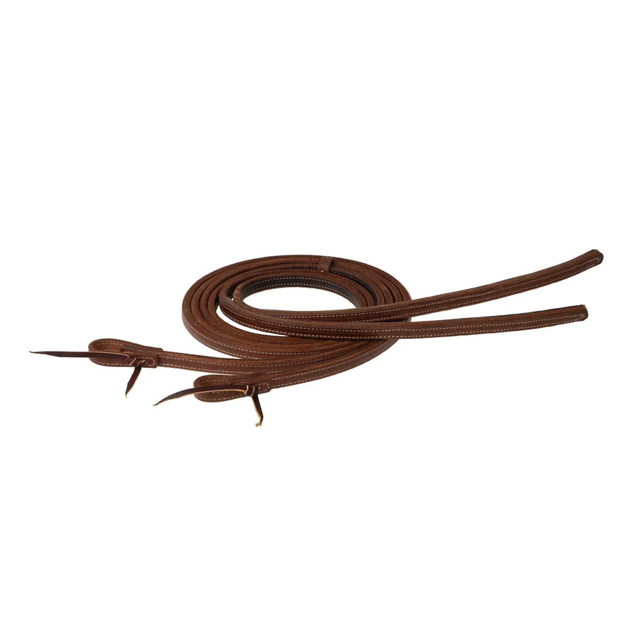 Weaver Leather Heavy End Split Reins - Hermann Oak Russet 5/8” x 8'