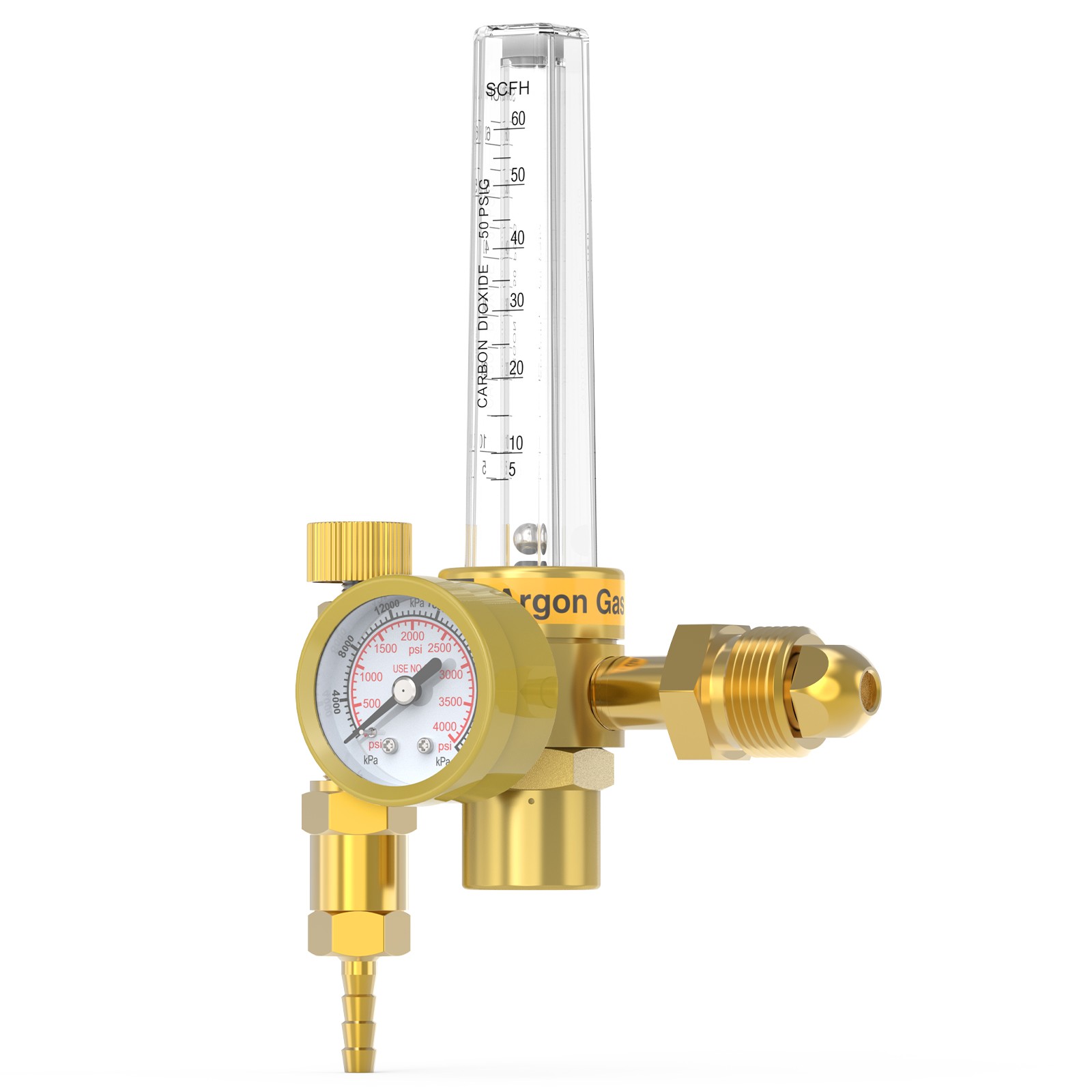 CO2 Argon Flow Meter Gas Regulator Gauge for MIG TIG Welding Equipment