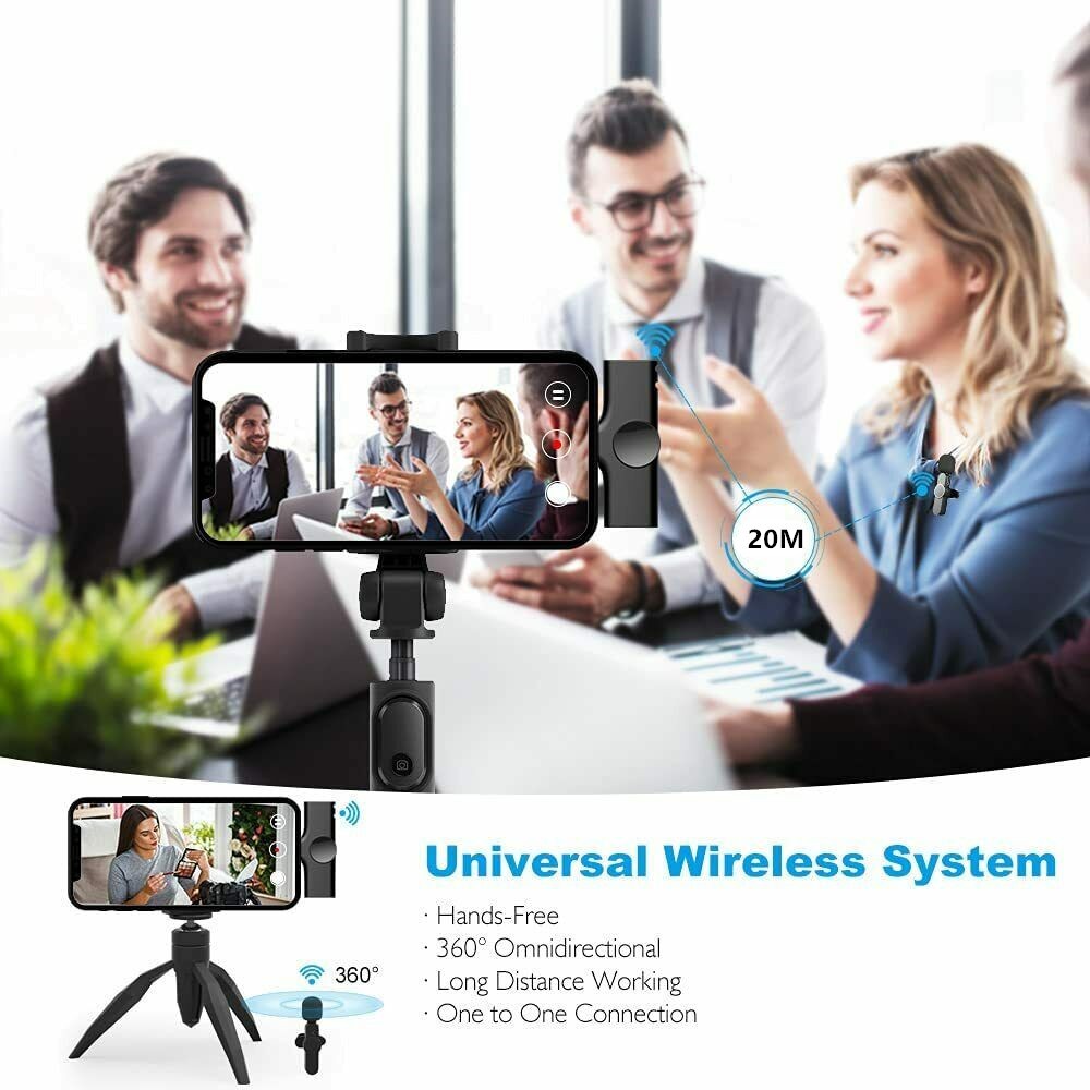 Wireless Microphone Mini Audio With Type-C Receiver For Conference Interview A