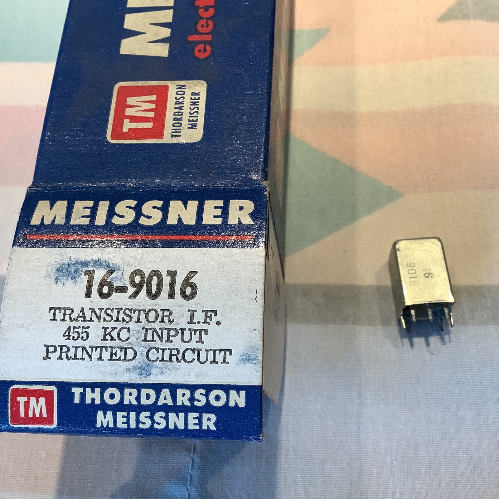 thordarson meissner 16-9016 transistor radio 455kc input if transformer
