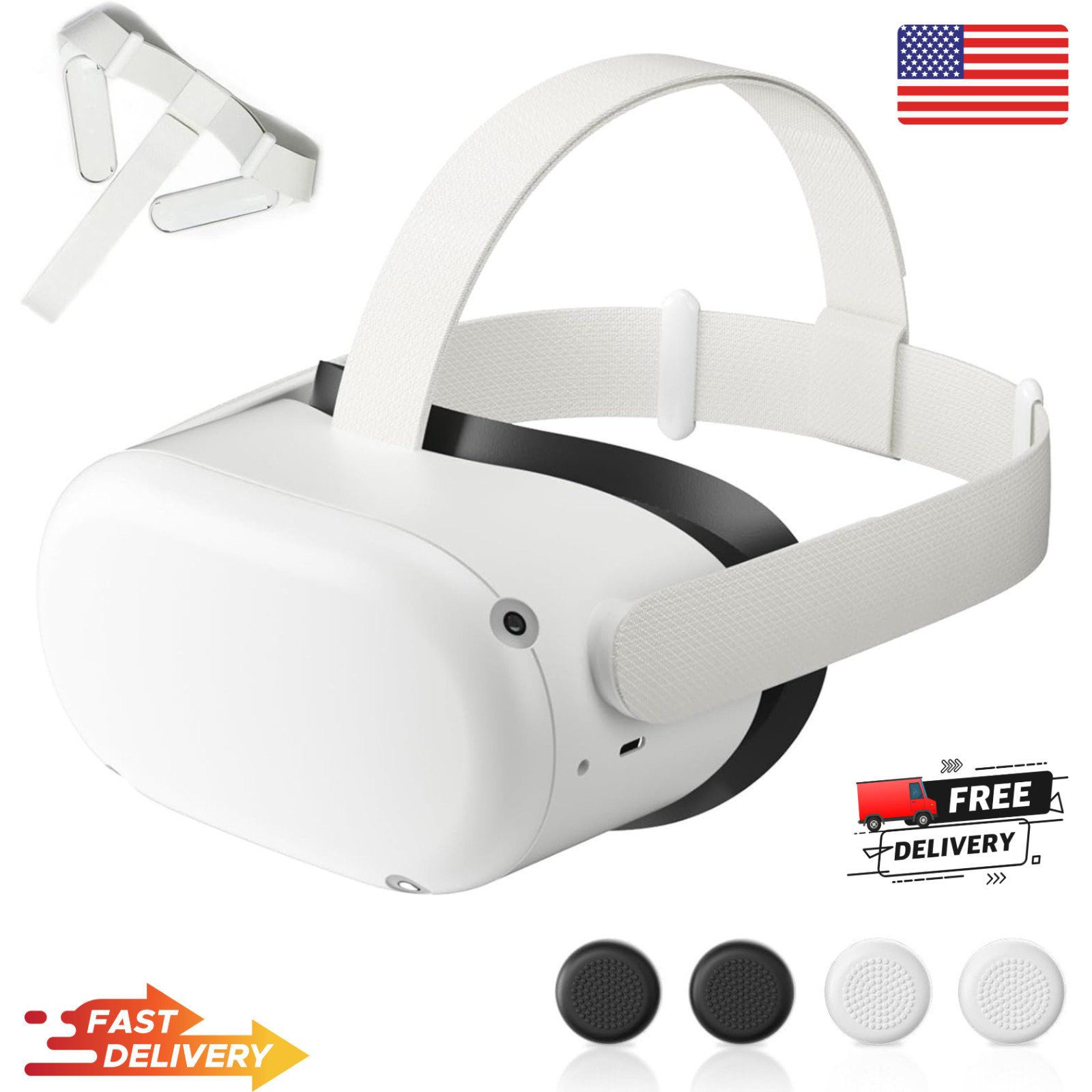 Original Replacement Head Strap for Meta Quest 2,Head Strap for Oculus Quest 2,w