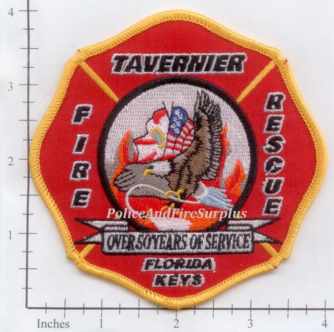 Florida - Tavernier FL Fire Rescue Fire Dept Patch Florida Keys