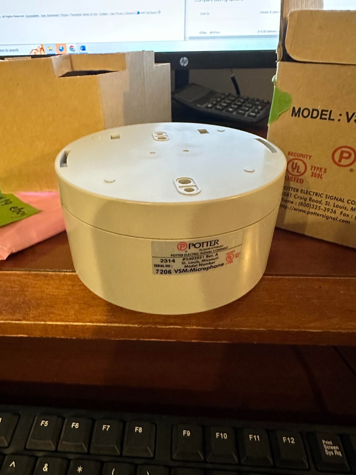 *new; opened box* POTTER VSA-1 controller/microphone