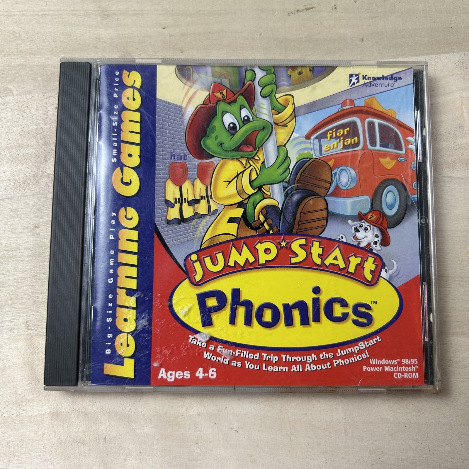 JumpStart Phonics Learning Games CD-ROM for Windows 98/95 & Power Macintosh Ages
